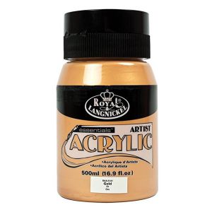 Farba akrylowa R&L 500ml, Złota - Gold